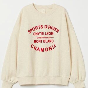 Relaxed fit Mont Blanc sweatshirt